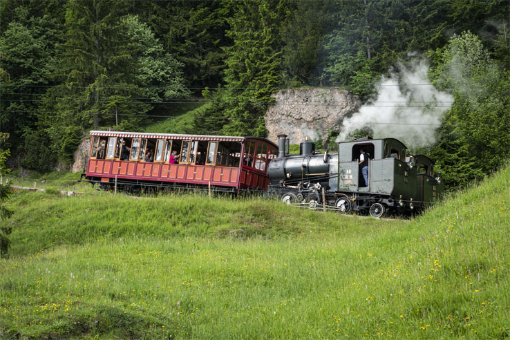 Rigi steam train